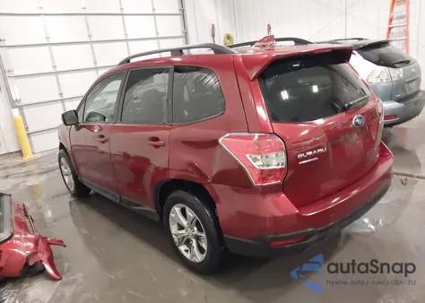 2016 Subaru Forester 2.5I Premium from USA, damaged, VIN JF2SJADC8GH413748